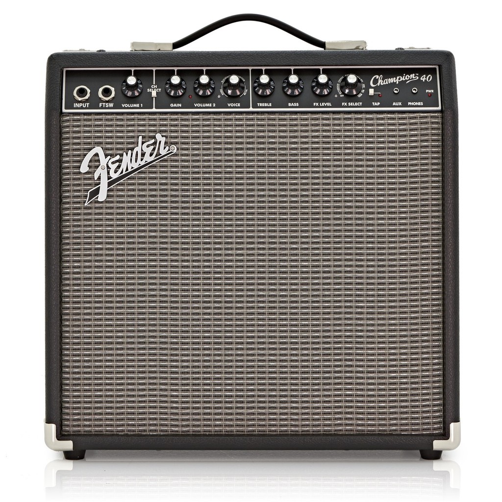 แอมป์กีต้าร์ไฟฟ้า แอมป์ Fender 40 วัตต์ รุ่น Champion 40 w กำลังวัตต์เต็ม รับประกันศูนย์ 1 ปีแอมป์ Fender 40 วัตต์ รุ่น Champion 40 w