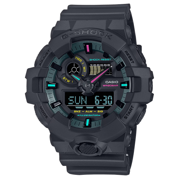 GA-700MF-1A l G-Shock Multi-Fluorescent Accents Series l G-SHOCK