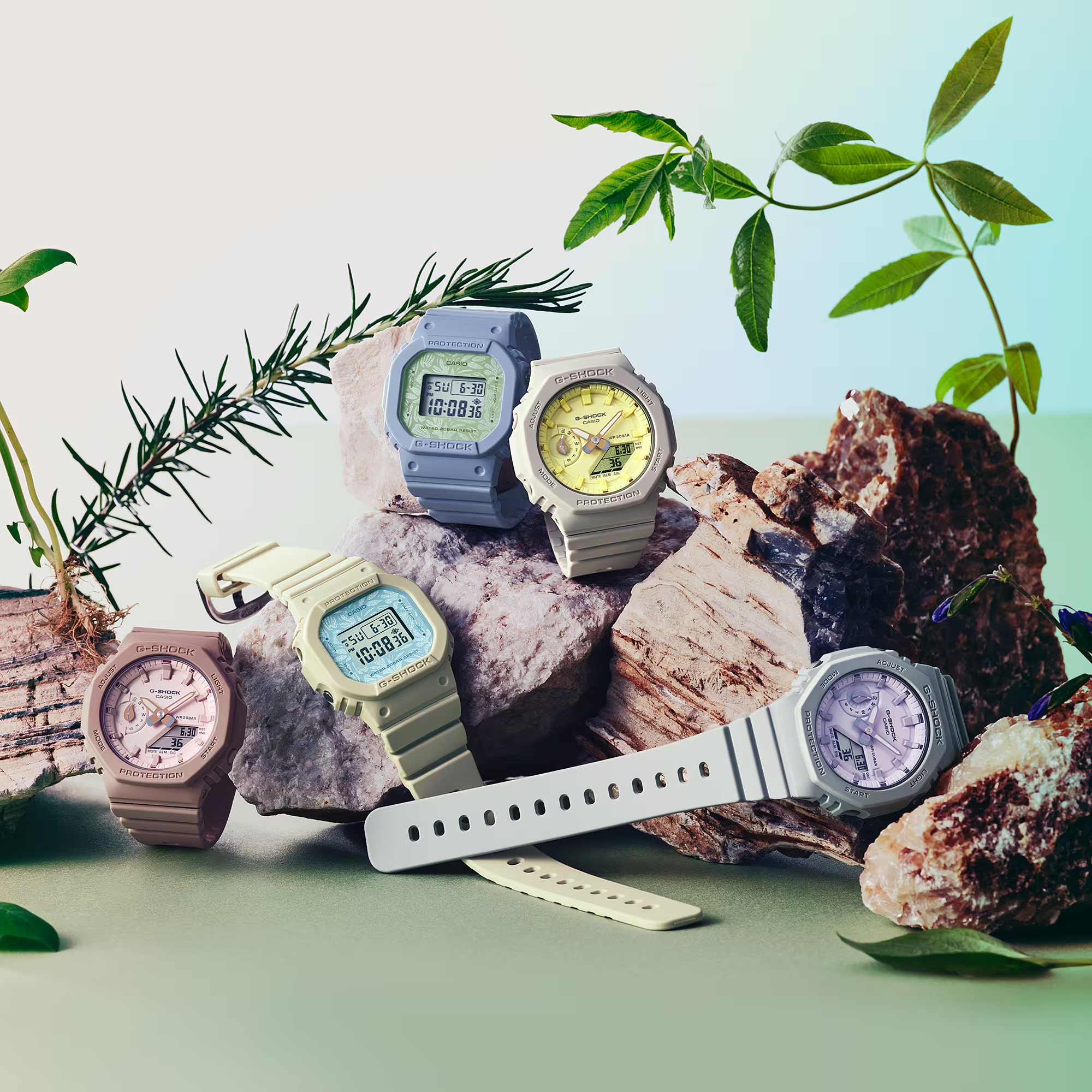 GMA-S2100NC-4A2 l Natural Color Series l G-SHOCK S Series
