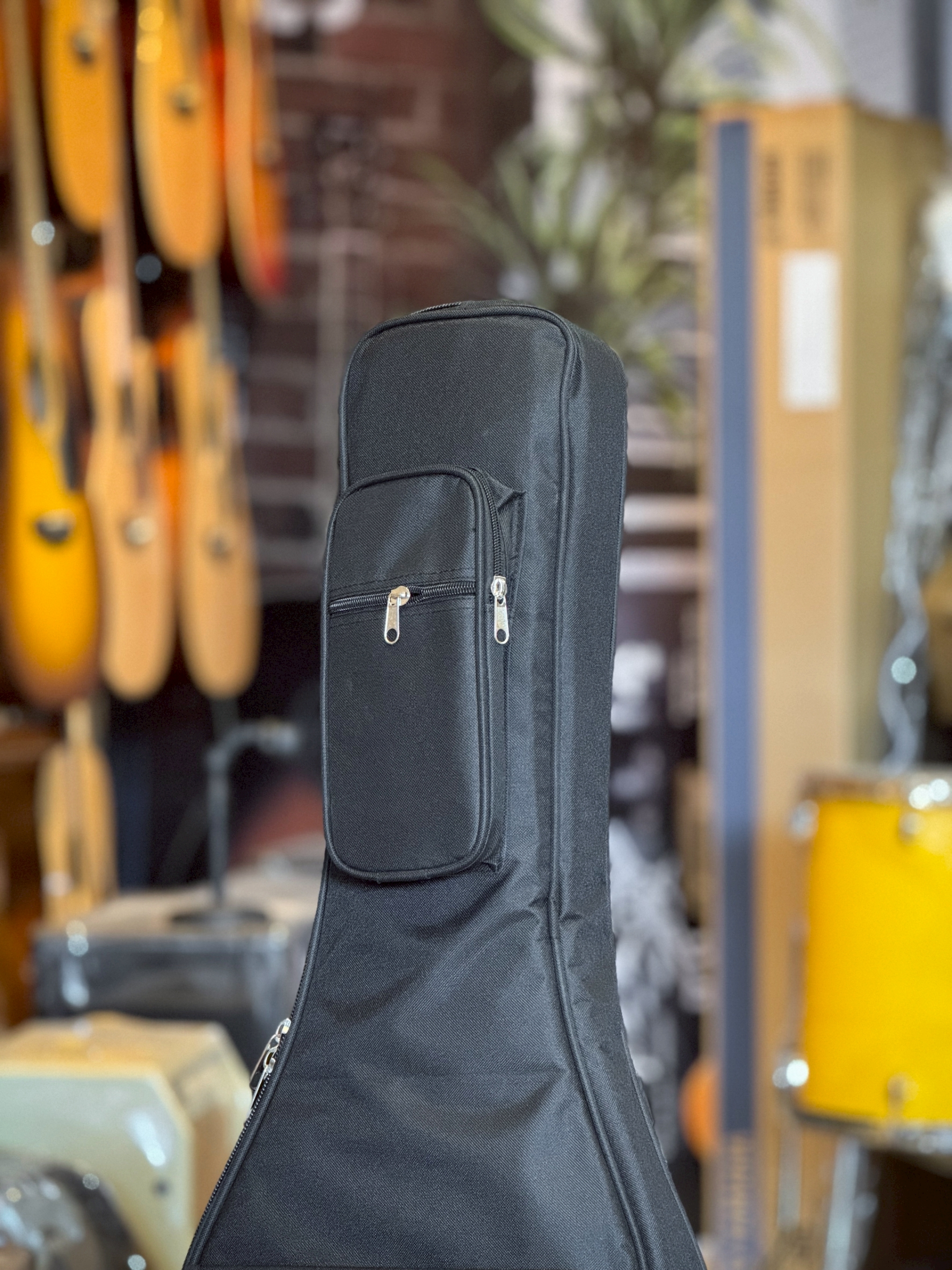 กระเป๋ากีตาร์ไฟฟ้า Fender สีดำ ซอฟเคสกีตาร์ไฟฟ้า บุฟองน้ำ12มิล มีสายสะพายหลัง ปรับความยาวสายได้