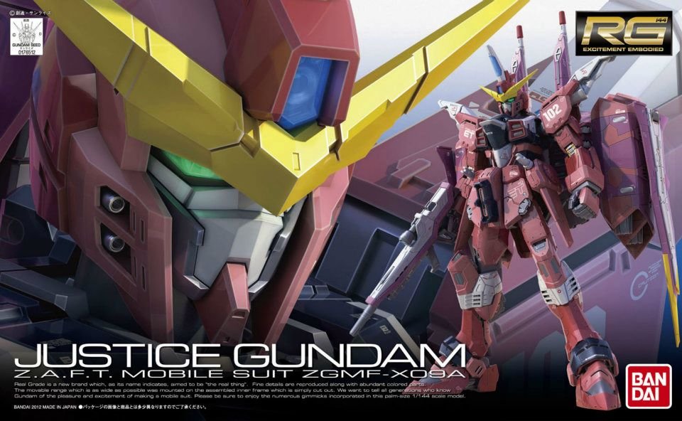 (Bandai) RG1/144 ZGMF-X09A Justice Gundam