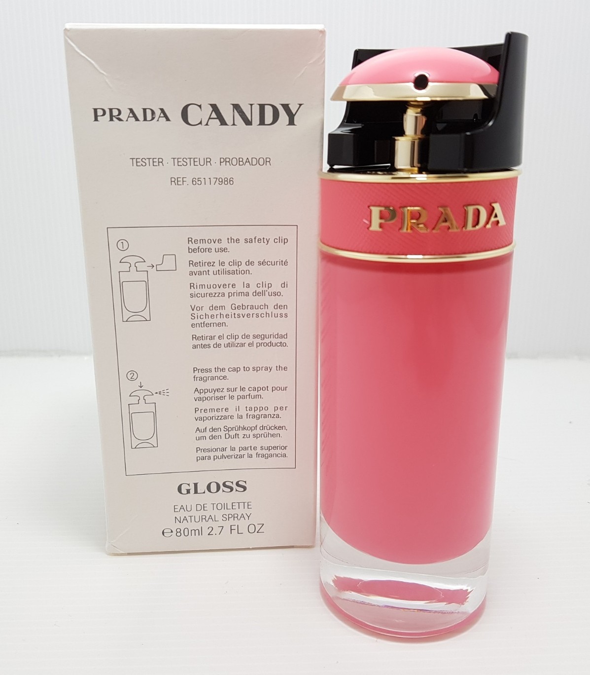 Tester Prada Candy Gloss EDT 80ml. น้ำหอมแท้ 100%