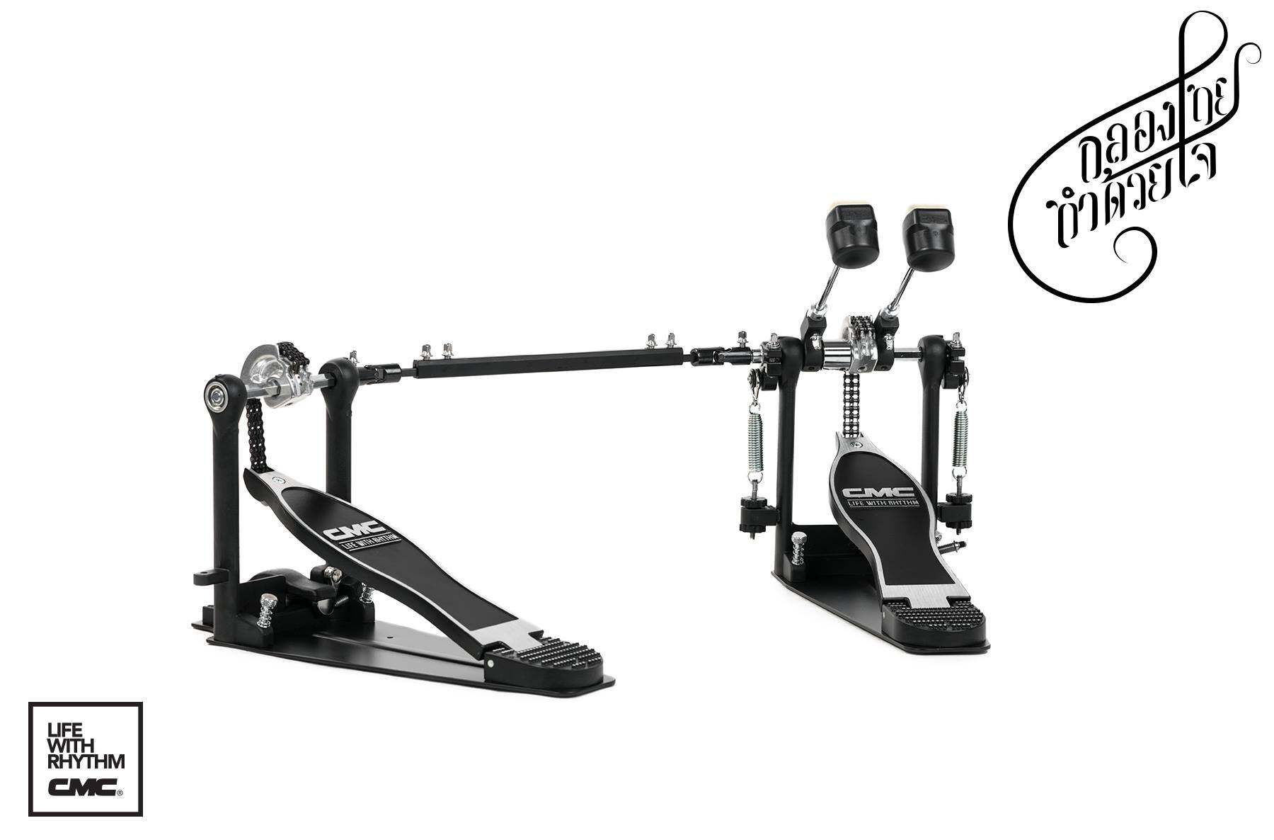 กระเดื่องคู่ (โซ่คู่ CMC) รุ่น DP602 หัวกระเดื่องรุ่นใหม่ ใช้ได้ 2ด้าน พร้อม ก้านกระเดื่องอย่างดี