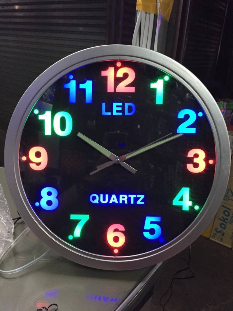 นาฬิกาติดผนัง ไฟ LED รหัส 603