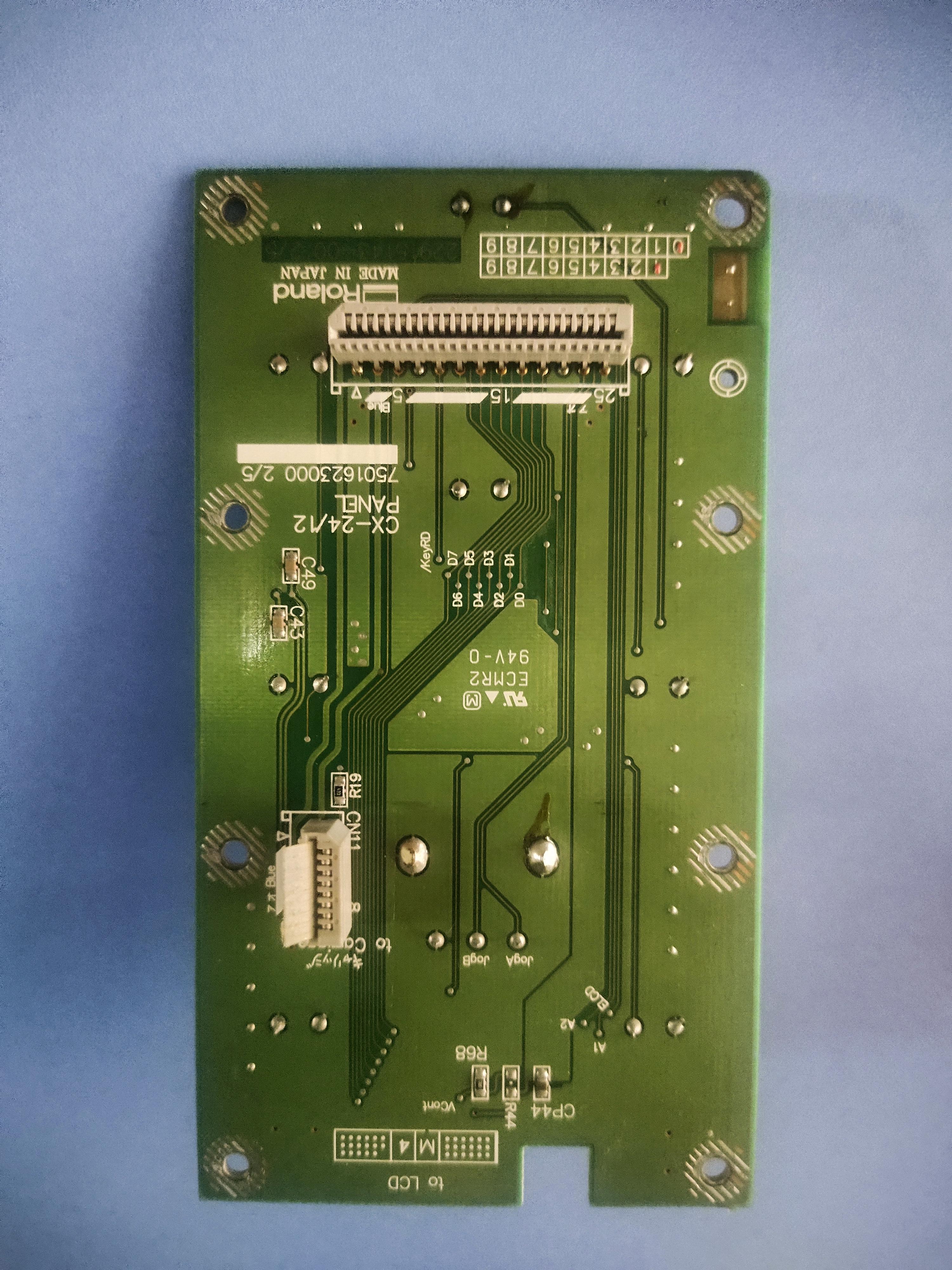 RL-01 Control Panel แผงคอนโทรล ROLAND Cam1cx24(ไม่รวมจอLCD)) มือสอง