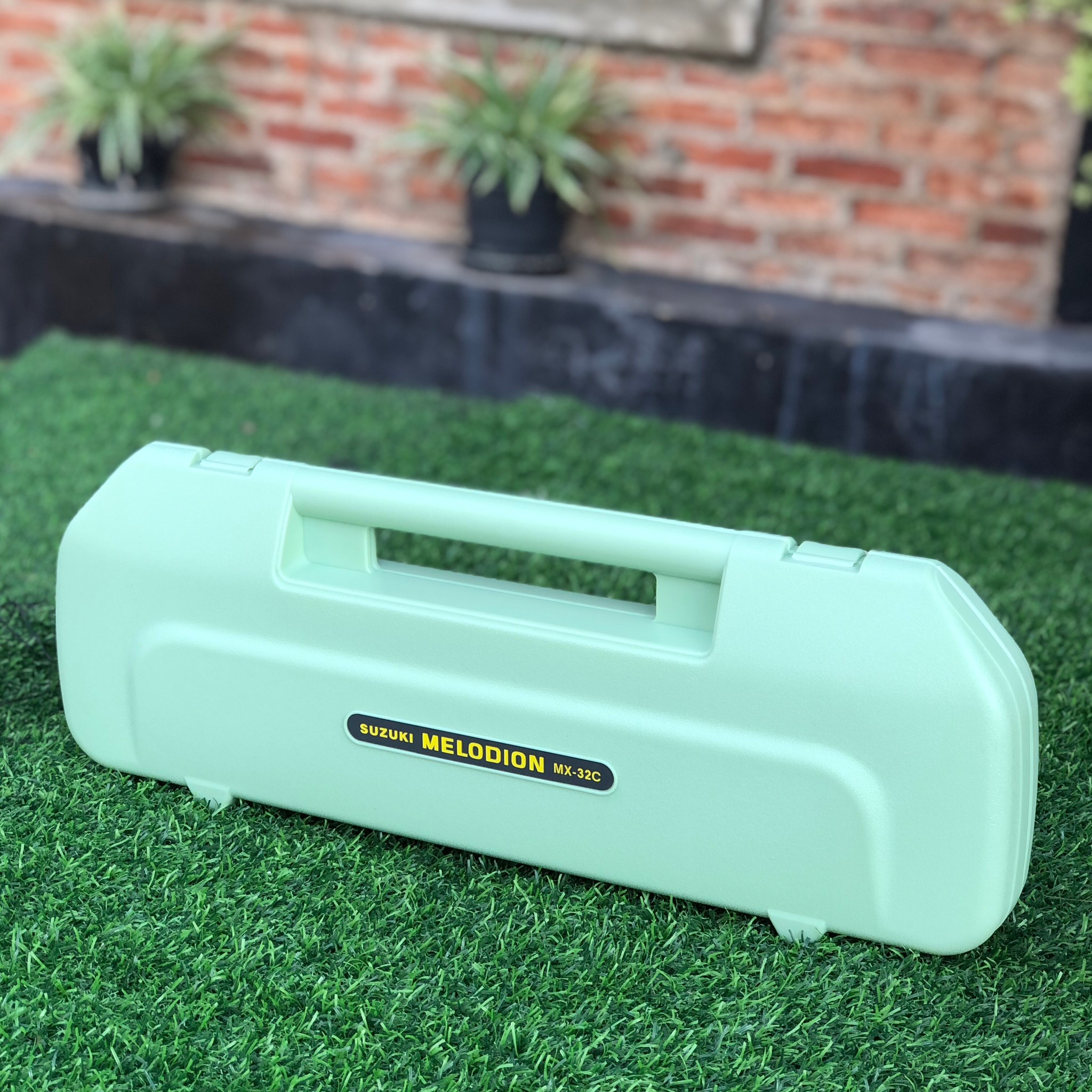 (สีเขียว) Suzuki เมโลเดียน 32 คีย์ Melodian MX32C