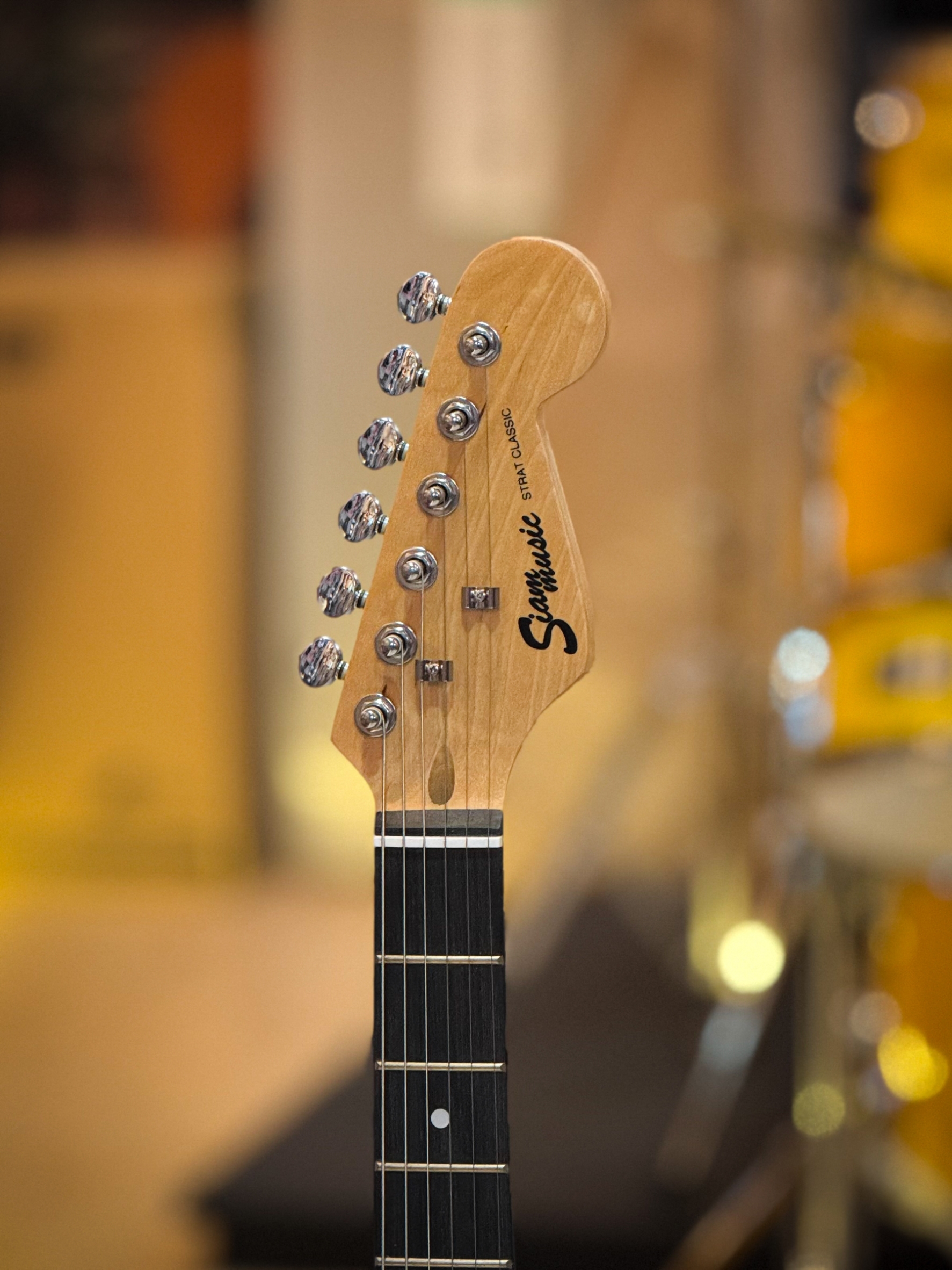 Siam Music กีต้าร์ไฟฟ้า สีฟ้า ST-001 ปิ๊กอัพ SSS พร้อม กระเป๋า ปิ๊ก คันโยก สายแจค