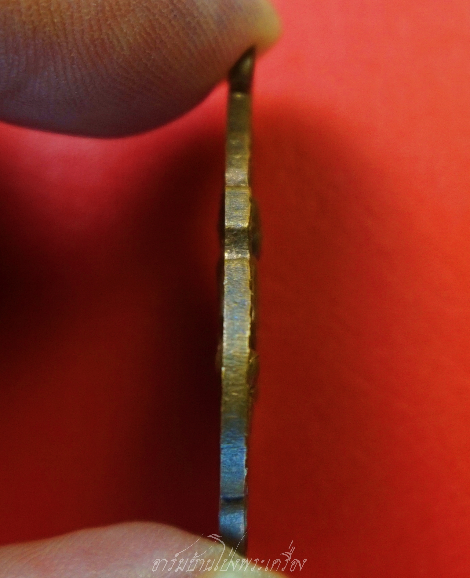 อาจารย์เที้ยน หลังหลวงปู่นารายณ์ วัดจันทร์ประดิษฐาราม จ.กรุงเทพฯ เนื้อทองแดง(องค์ที่1)