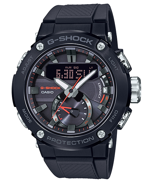 G-Shock G-STEEL Bluetooth Carbon Core Guard ของใหม่แท้100% รับประกัน 1 ปี รุ่น GST-B200B-1ADR