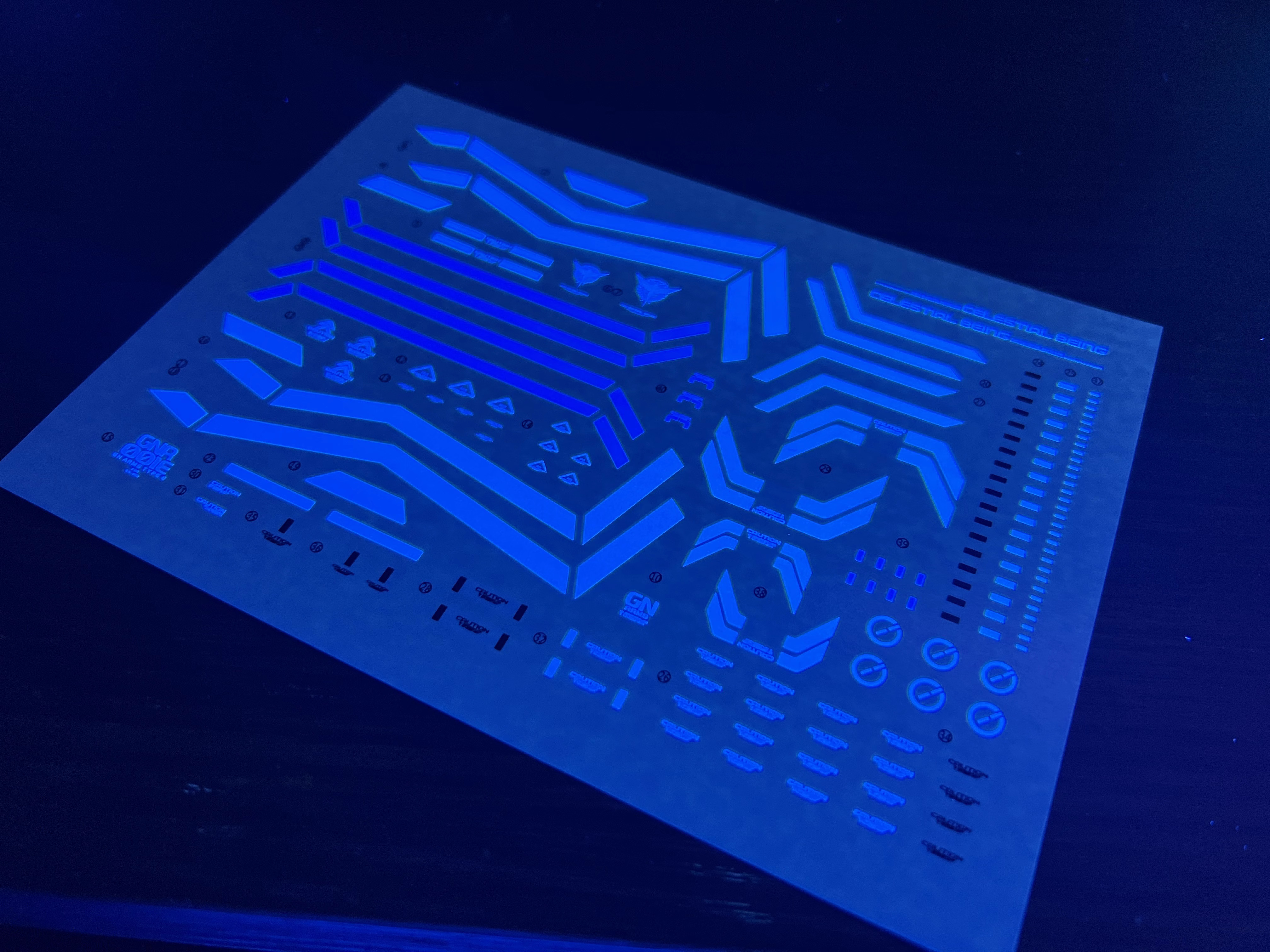 Decal 001 HG1/144 GN Arm ยี่ห่อ X-Y model