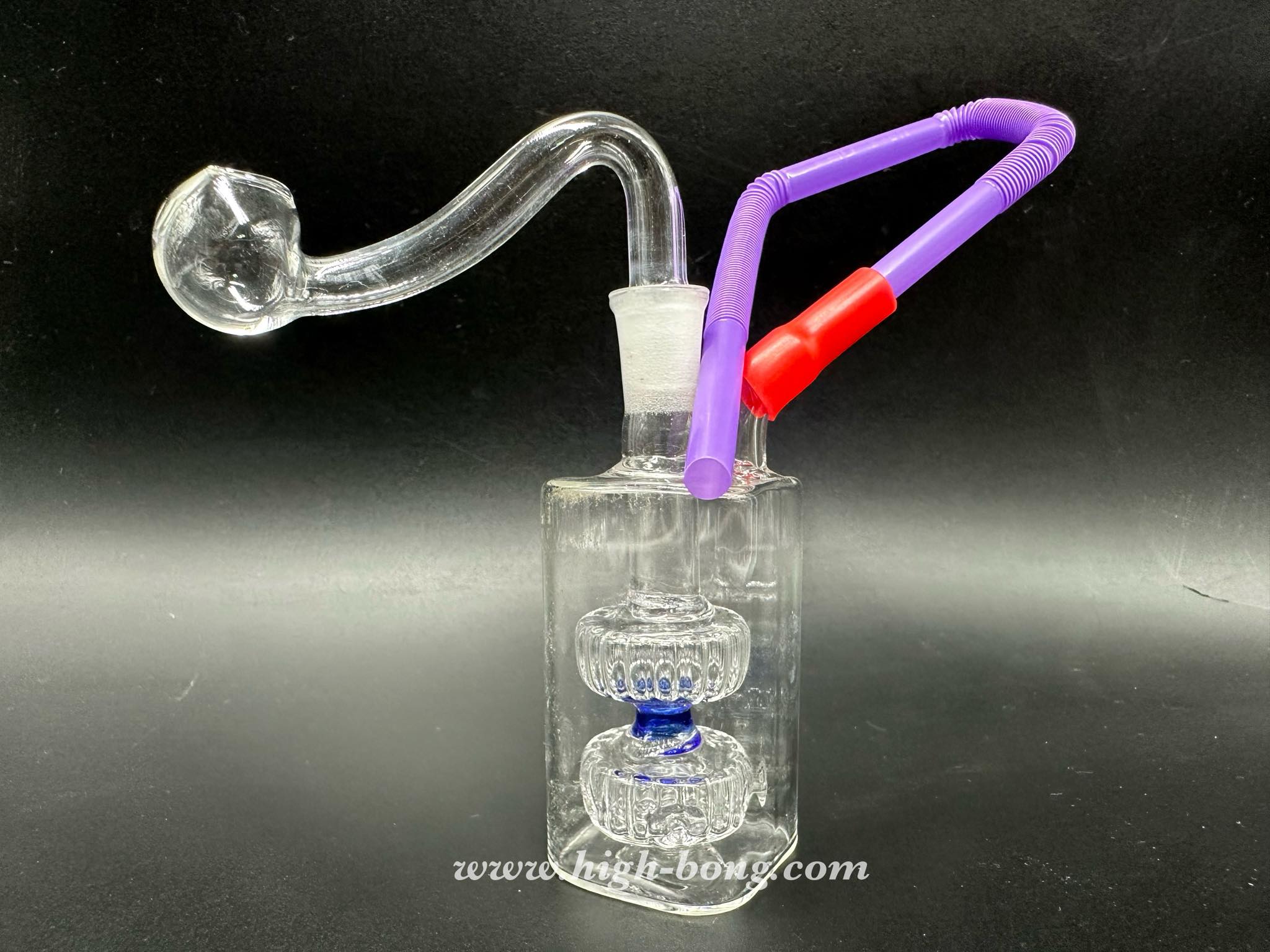 โจ๋แก้วแข็งกรองสองชั้น (8.5cm) (Blue)