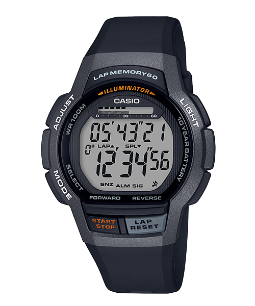CASIO สายเรซิ่น รุ่น WS-1000H-1A