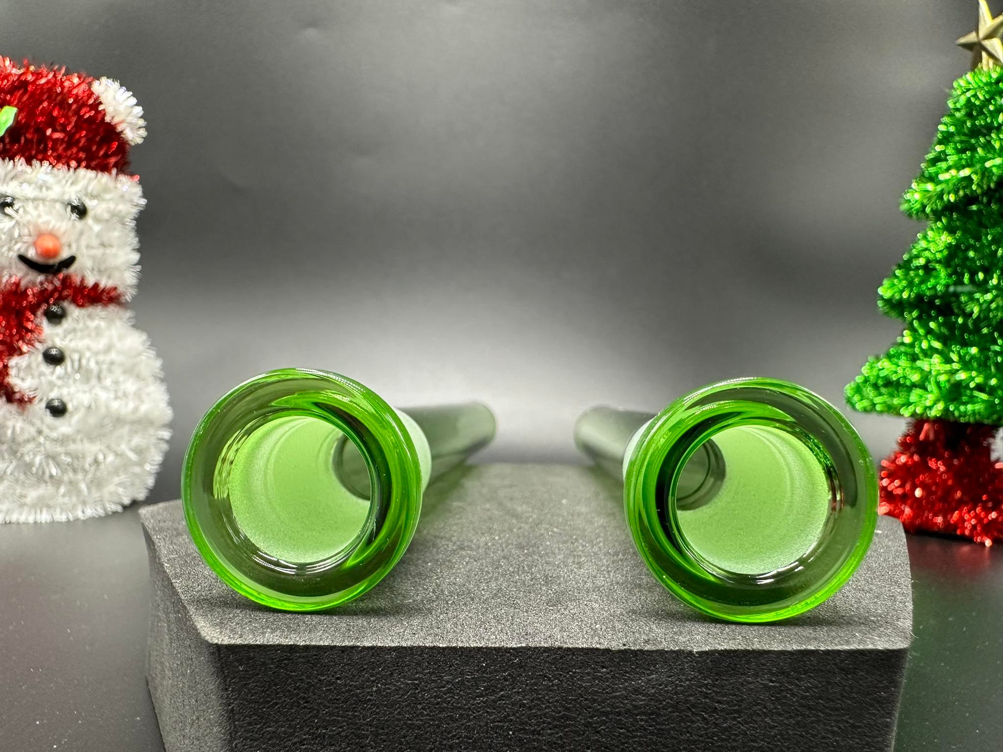 Light Green Adaptor Glass Bong (12cm.)