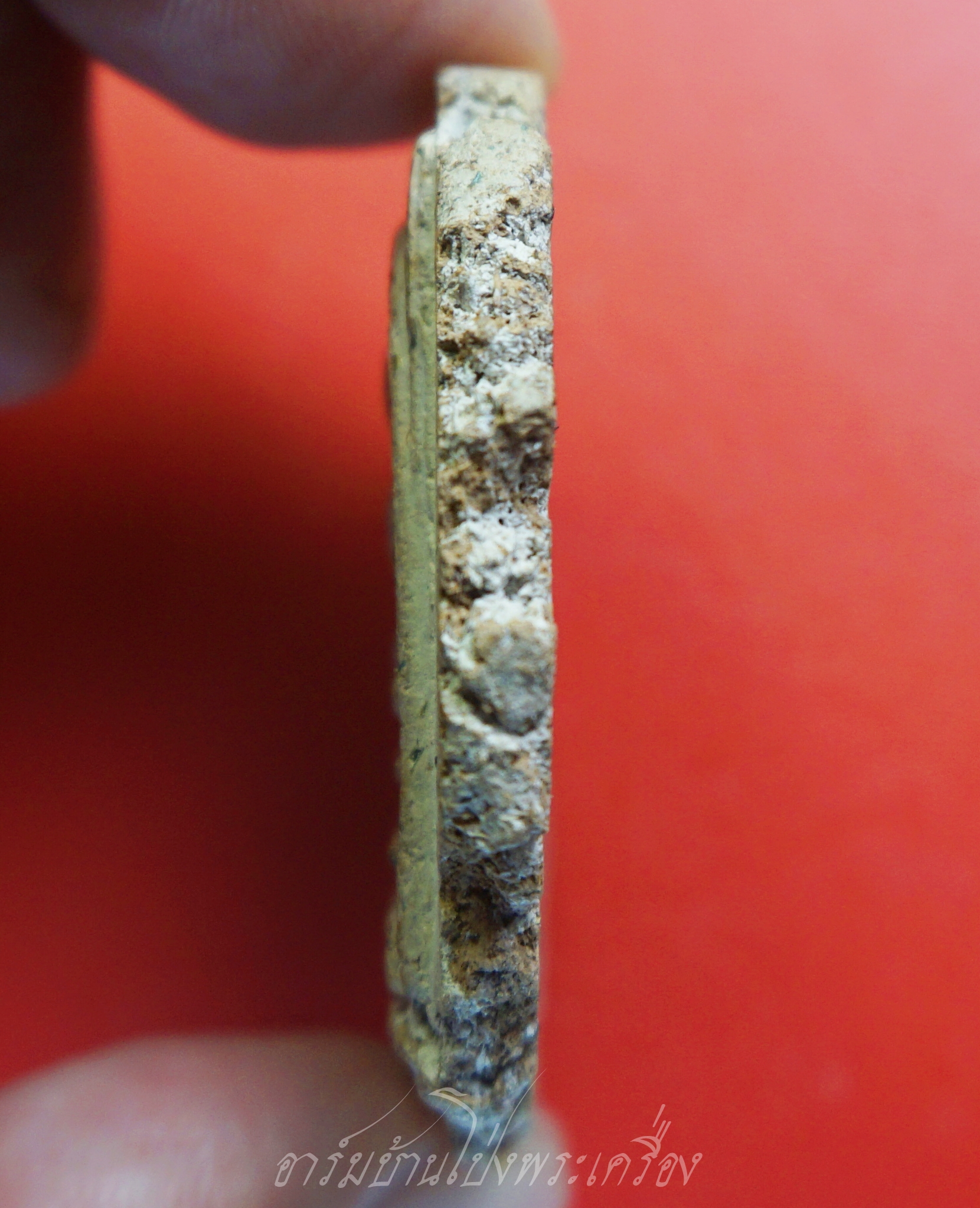 พระสมเด็จ วัดระฆัง หลัง พระราชลัญจกรพระมหามงกุฎรัชกาลที่๔