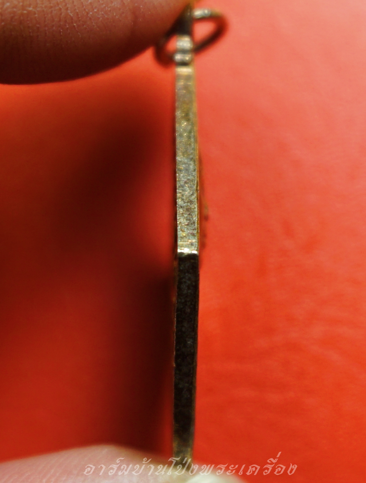 พระอธิการแกะ วัดเลาเต่า เนื้อกะไหล่ทอง(องค์ที่1)