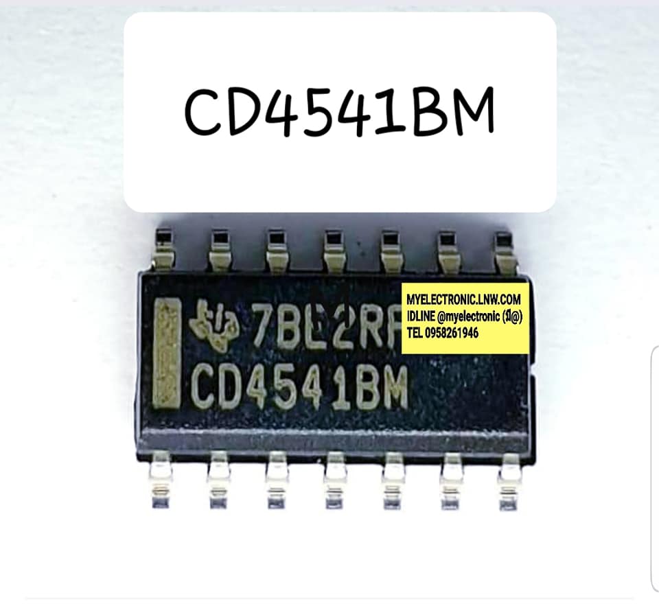 ขาย , CD4541BM , ยี่ห้อ , FACHILD , ตัวถัง , SMD , SOP-14 , ขา , IC , ไอซี , CD4541 , BM , ราคา , ตัวละ , . . . หน่วย , บาท