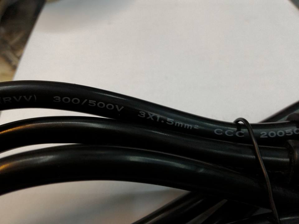 ขาย สายไฟคอมพิวเตอร์เส้นหนา3x1.5mmWIRE COMPUTER ACพร้อมปลั้กหัวท้ายยาว2เมตรสีดำ ราคาเส้นละ บาท