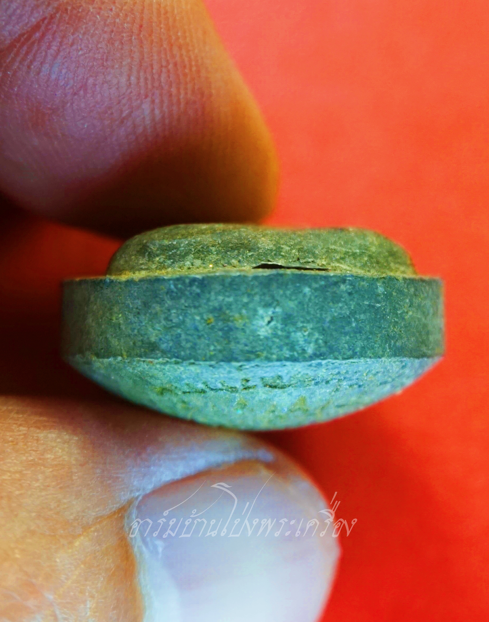 พระปิดตามหาเศรษฐี วัดสุทัศน์ รุ่นนิมิตมงคล แช่น้ำมนต์ ฝังตะกรุด โรยผงตะไบกริ่งและเกศา ปี๒๕๔๐ เนื้อผงใบลาน(องค์ที่2)