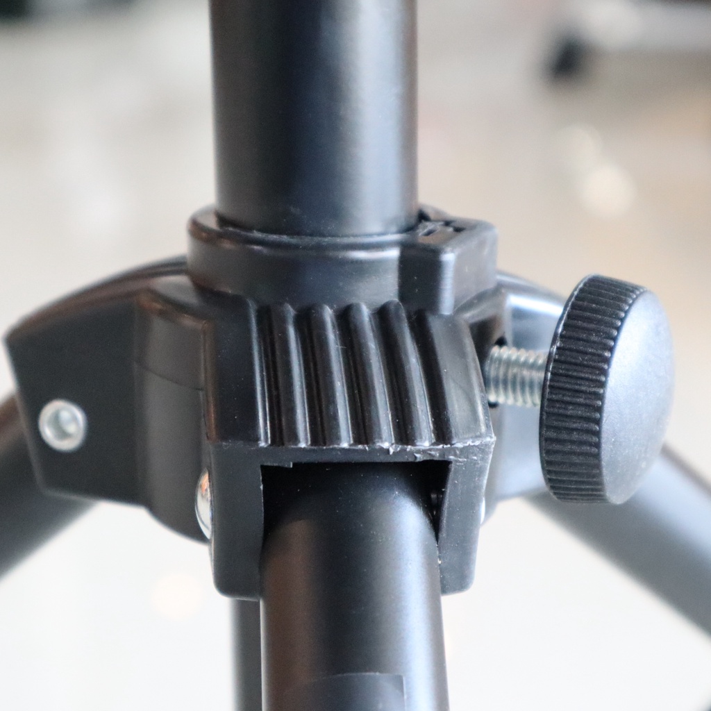 เก้าอี้กลอง BADGER เบาะทรงกลม ขาเคลือบสีดำ พร้อม ไม้กลอง 1 คู่