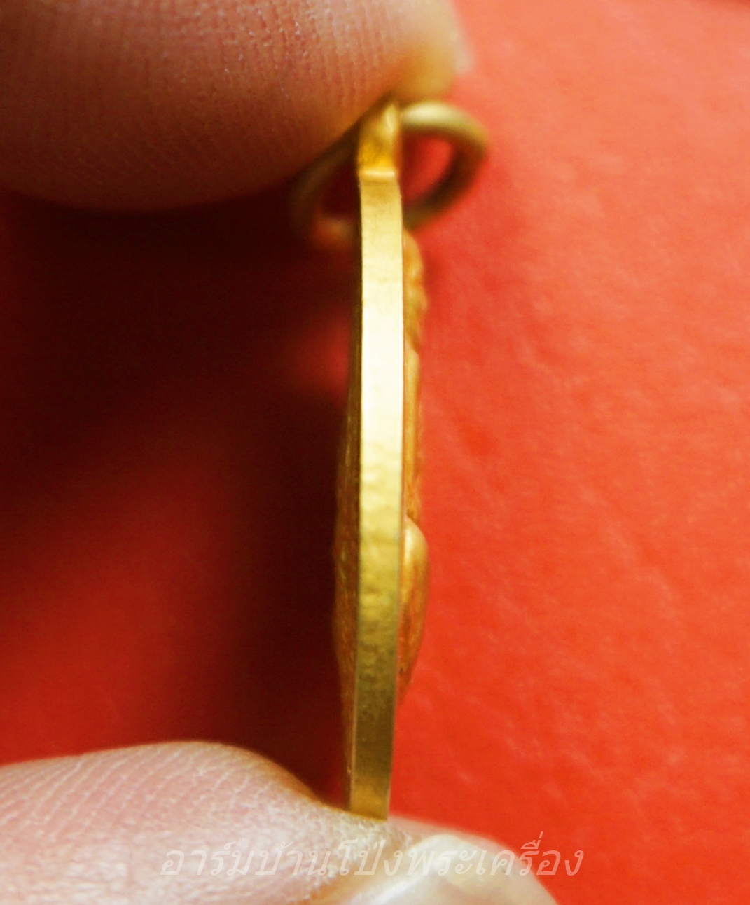 พระธรรมราชานุวัตร(หลวงเตี่ย) วัดพระเชตุพนฯ หลังพญาครุฑ เนื้อกะไหล่ทอง(องค์ที่1)