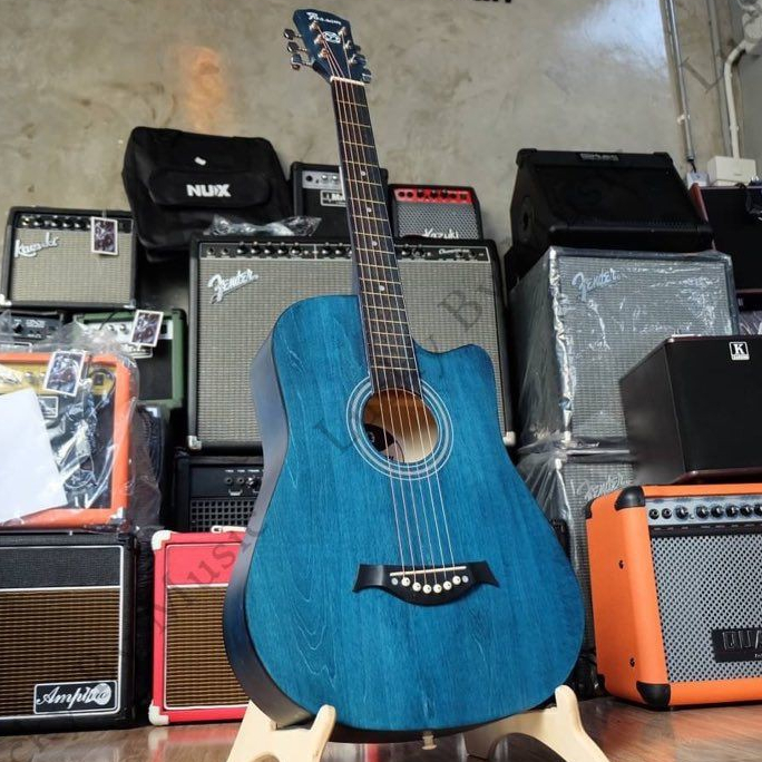 📸 กีต้าร์โปร่ง Passion รุ่น RETRO 38 นิ้ว มีเหล็กขันคอ เสียงใส วินเทจ เล่นง่าย ✅ เลือกเซต