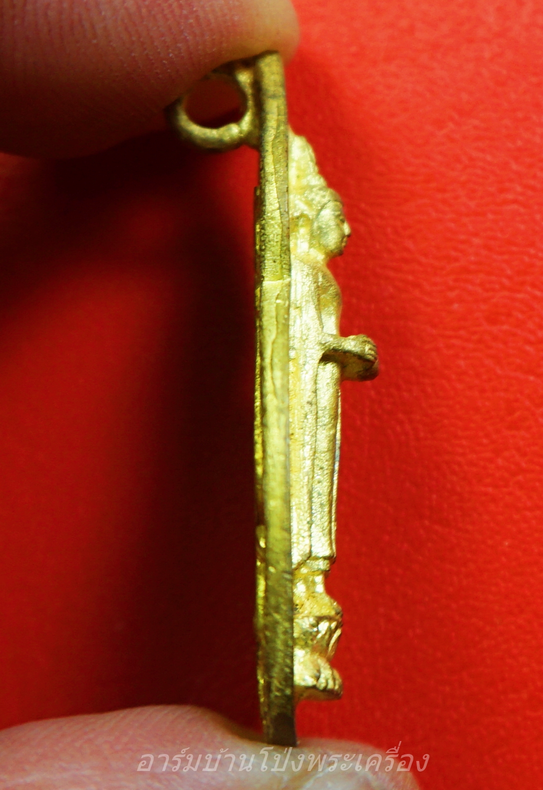 หลวงพ่อบ้านแหลม วัดบ้านแหลม เหรียญหล่อ ปี๓๙ ตอกโค้ทด้านหน้า(องค์ที่1)