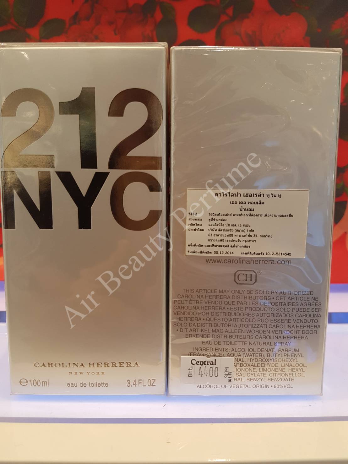 น้ำหอม Carolina Herrera 212 EDT 100ml. น้ำหอมแท้ 100%