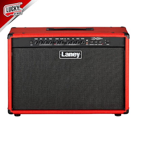 Laney ตู้แอมป์กีตาร์ไฟฟ้า Amplifier รุ่น LX120R Twin สีแดง รุ่นใหม่ ขนาด 120 วัตถ์ ดอกลำโพงขนาด 12 นิ้ว 2 ดอกคู่