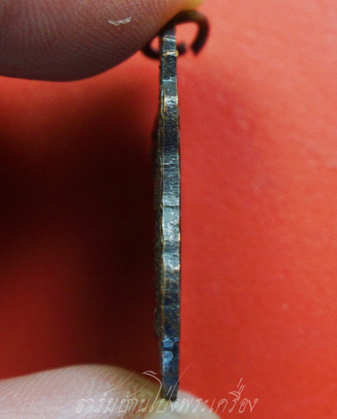 หลวงพ่อเพิ่ม วัดสรรเพชญ จ.นครปฐม รุ่นสร้างเขื่อน ปี๒๕๔๘ เนื้อทองแดงรมดำ(องค์ที่1)