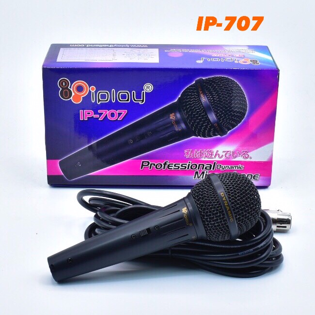 ไมโครโฟน ไมค์สาย Iplay รุ่น IP-707
