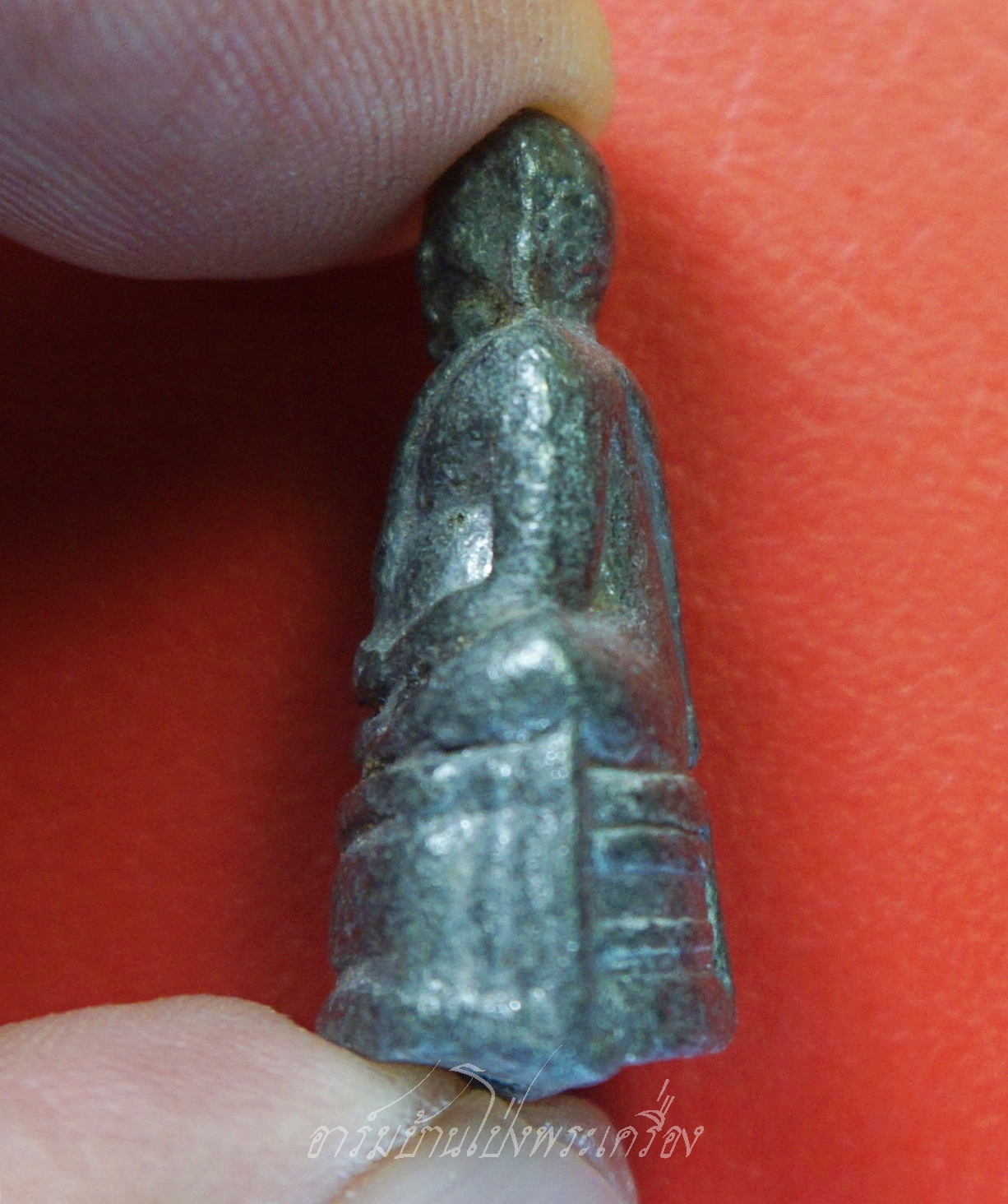 หลวงพ่อแทน วัดธรรมเสน รูปหล่อ หลวงพ่อช้าง เนื้อตะกั่ว(องค์ที่2)