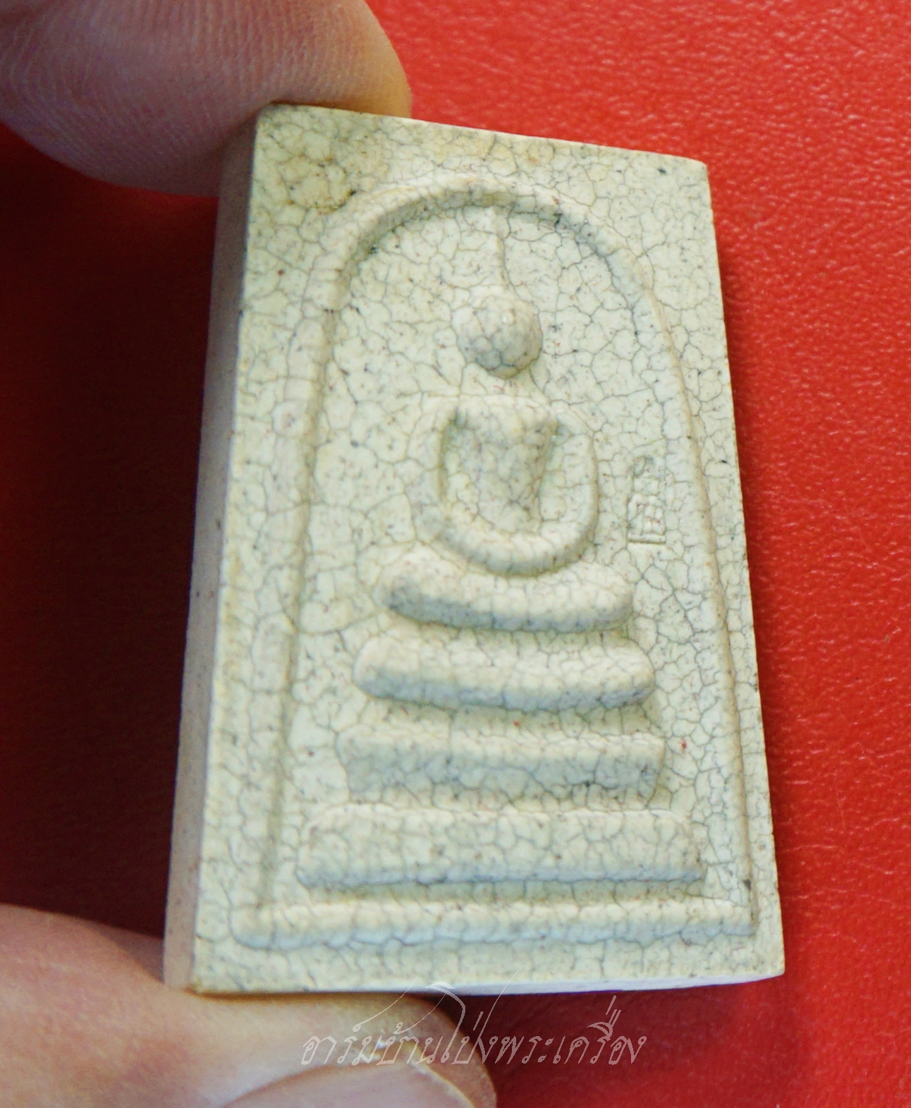 พระสมเด็จ วัดระฆังโฆษิตาราม รุ่น มี-เฮง-รวย ปี๒๕๕๒ ด้านหน้าปั๊มโค๊ตระฆัง ด้านหลังปั๊มตราวัด(องค์ที่2)