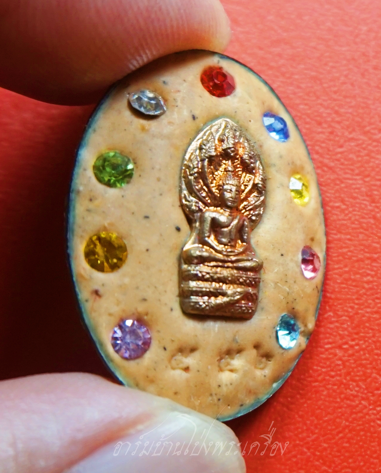 หลวงพ่อหวล วัดชาวเหนือ ล็อกเก็ตหลังนาคปรก รุ่นรัตนชาติ ปี๒๕๕๘(องค์ที่1)