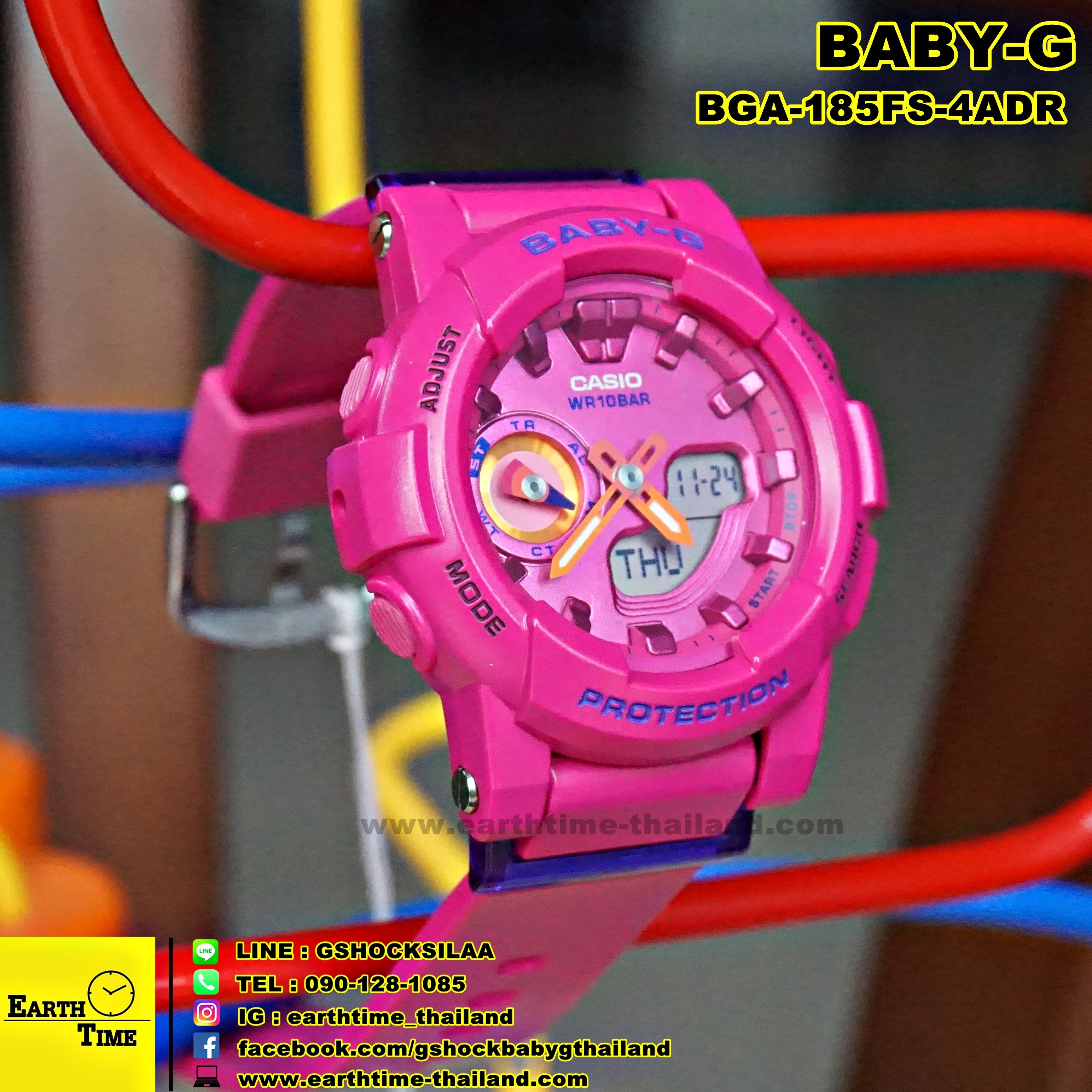 Baby-G ของใหม่แท้100% รับประกัน 1 ปี BGA-185FS-4ADR