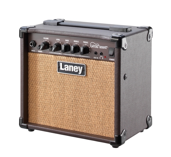 Laney LA15C แอมป์กีต้าร์โปร่ง ขนาด 15 วัตต์ ลำโพงสเตอริโอ แอมป์อคูสติก มีเอฟเฟค Chorus ในตัว (ประกันศูนย์ 1 ปี)