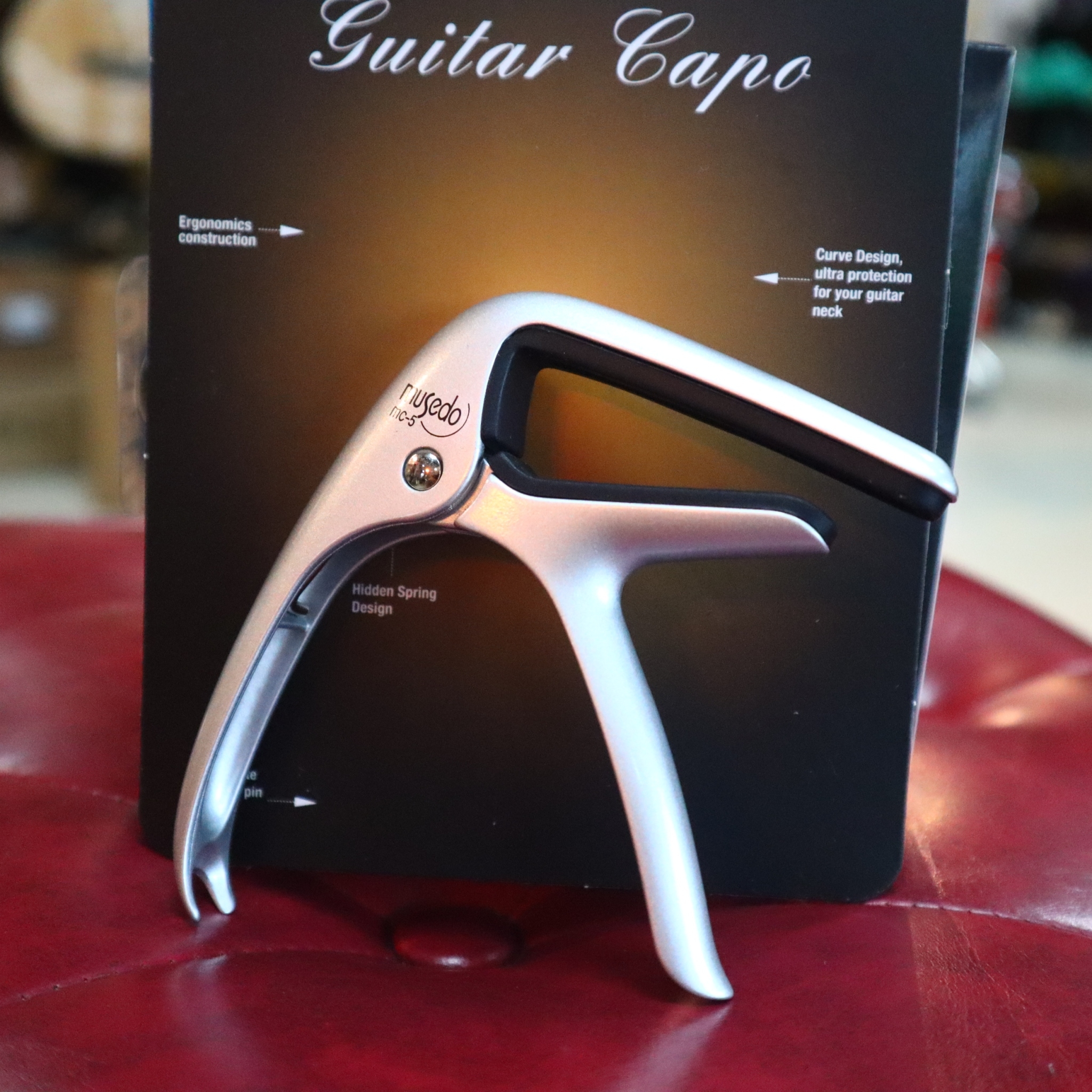 คาโป้ musedo MC-5 Guitar Capo คาโป้หนีบสาย ได้แนบสนิท ทำจากวัสดุคุณภาพสูง ใช้งานง่าย