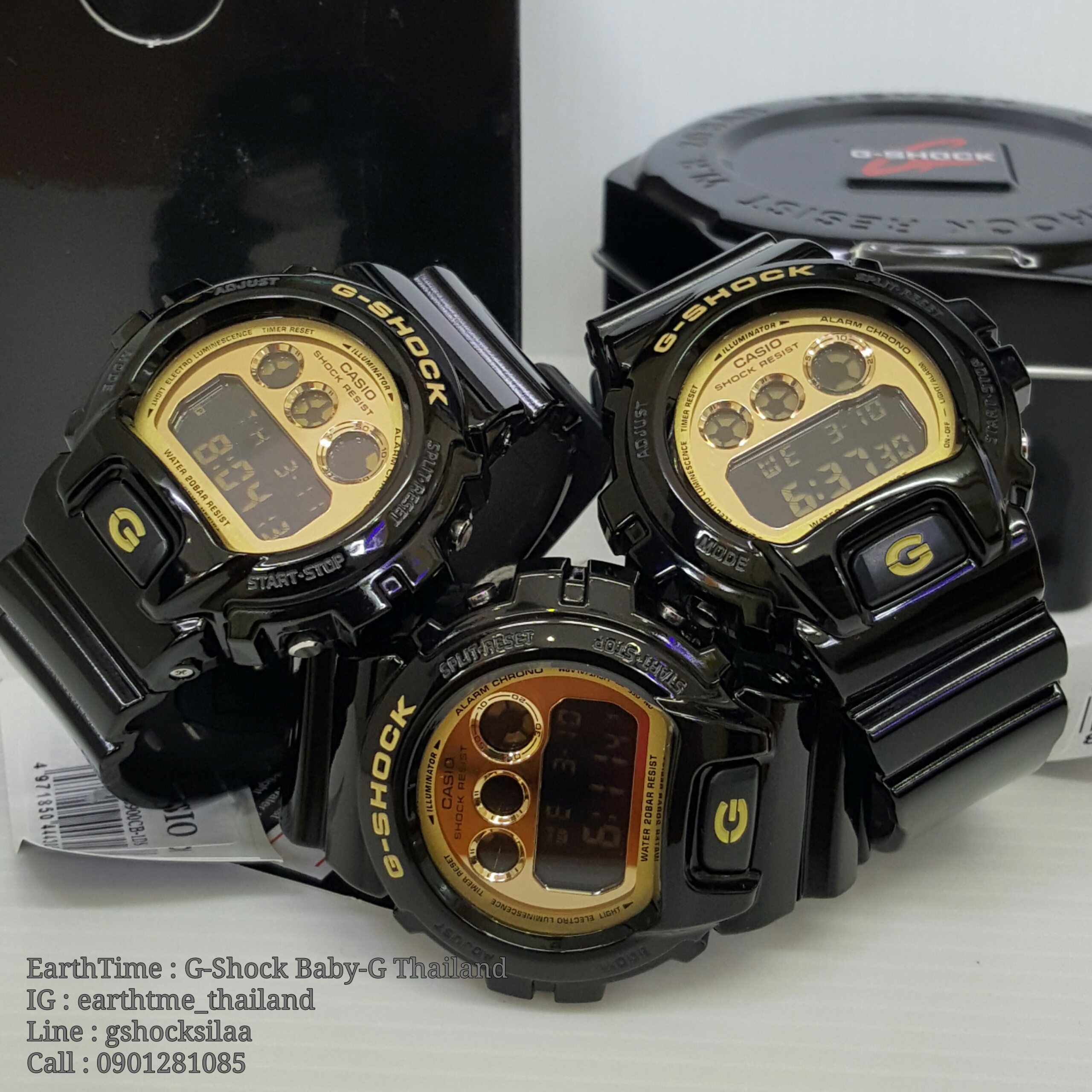 G-Shock ของใหม่แท้100% รับประกัน 1 ปี DW-6900CB-1DR