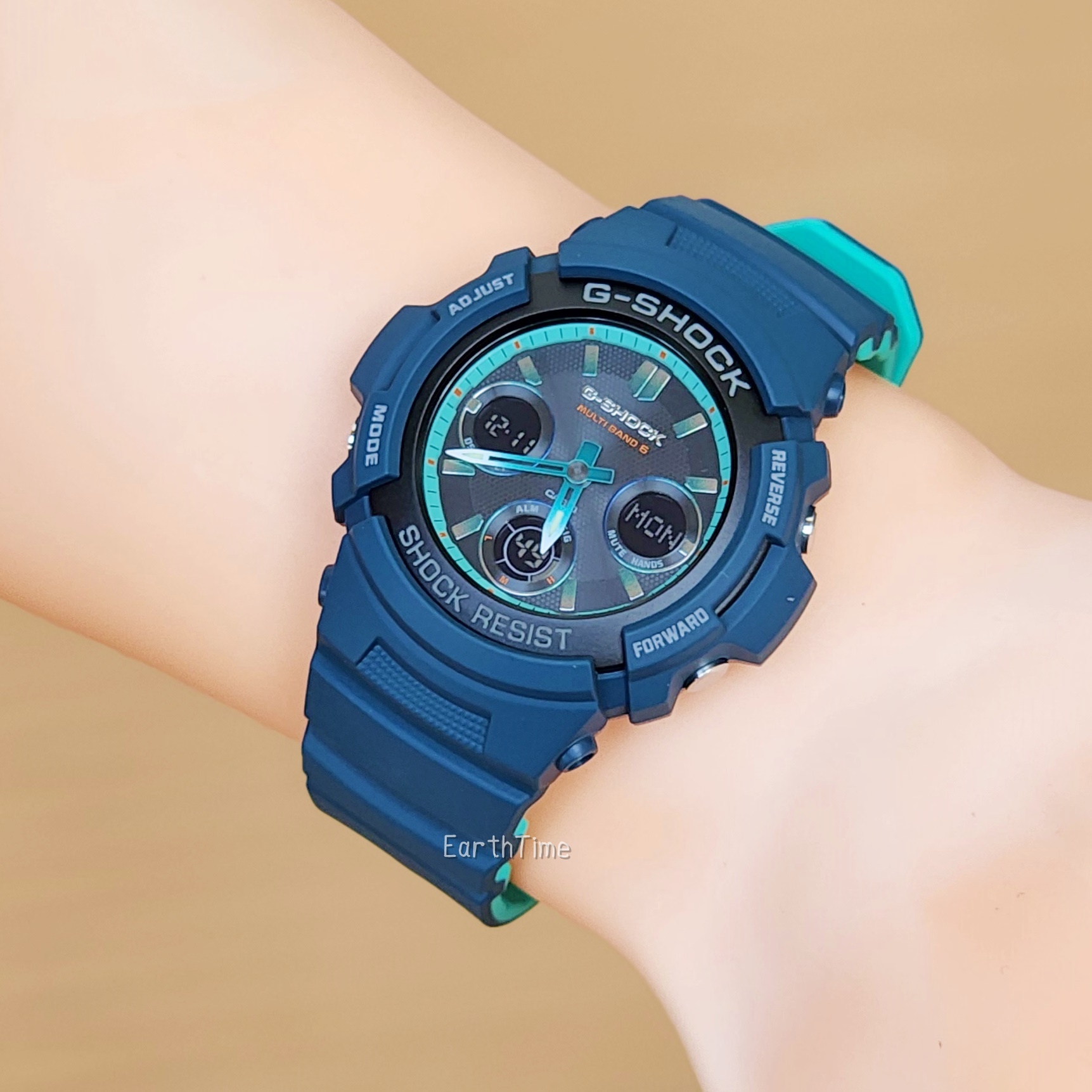 G-Shock ของใหม่แท้100% รับประกัน 1 ปี รุ่น AWG-M100SCC-2ADR