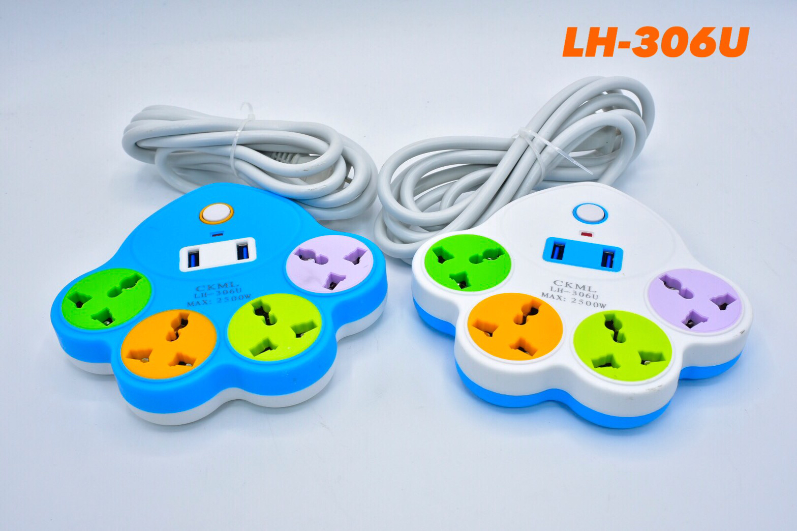 รางปลั๊กไฟ รุ่น LH-306U สายยาว 3 เมตร