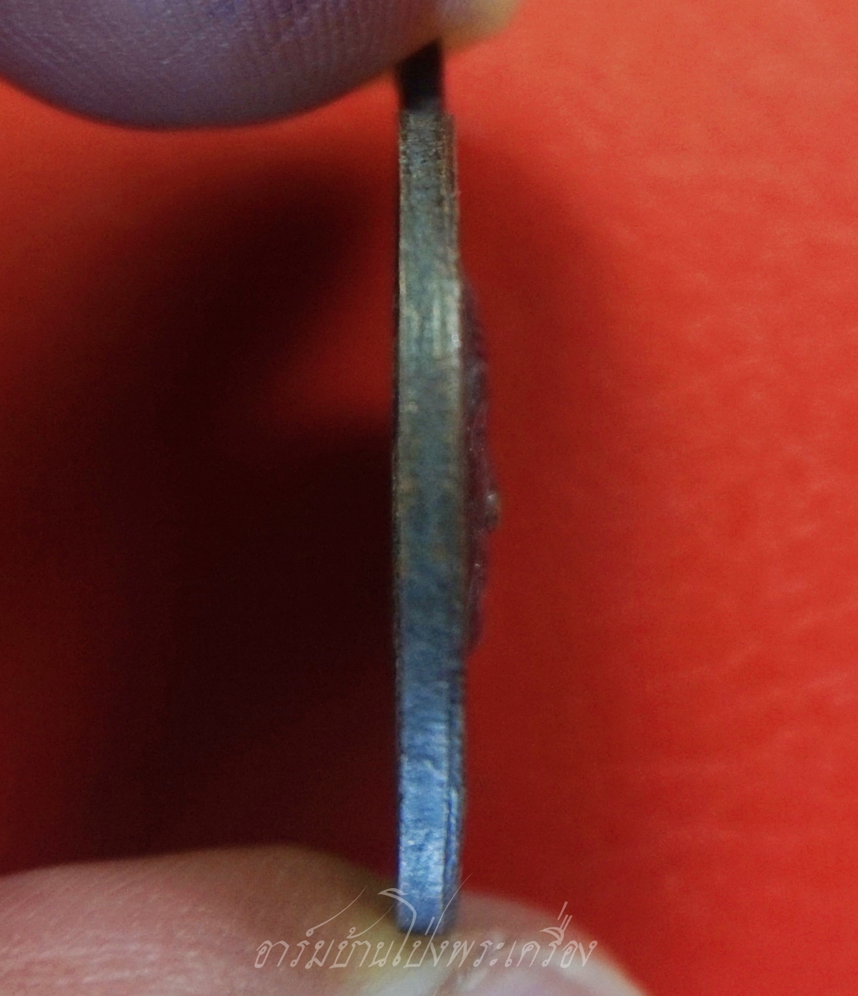 พระเทพวรคุณ วัดสิริจันทรการ จ.ลพบุรี รุ่นสร้างหุ่นขี้ผึ้ง ปี๒๕๓๓ เนื้อทองแดงรมดำ(องค์ที่1)