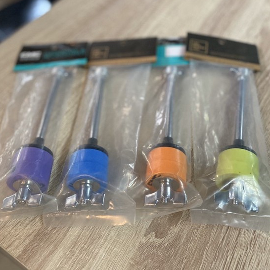 ก้านต่อฉาบ CMC [CM-EXS01] สำหรับต่อฉาบ หรือ แฉใบเล็กๆ มีตัว Lock กันเกลียวคลายหรือหลุด ก้านต่อฉาบ โฟมรองฉาบ2ชิ้น *คละสี