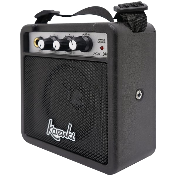 Kazuki MINI5 แอมป์กีต้าร์ไฟฟ้า 5 วัตต์ มีเอฟเฟ็กเสียงแตก ขนาดพหพา เลือกสี