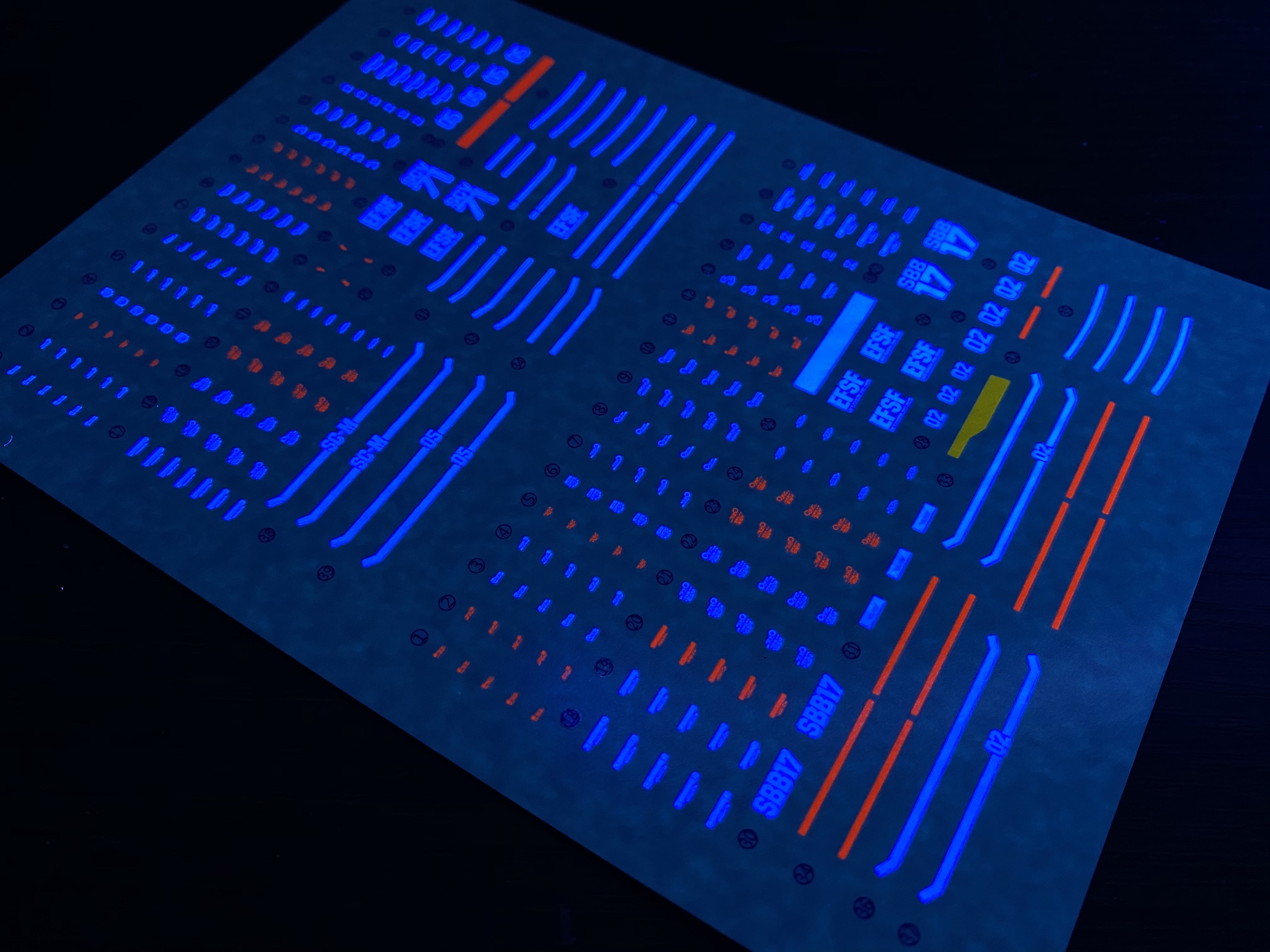 Decal 072 HG1/144 GM Intercept Custom & GM Cannon (Space Type) ยี่ห่อ X-Y model (สินค้าเหลือ1 แผ่น สั่งซื้อแล้วรอทางร้านติดต่อกลับ)