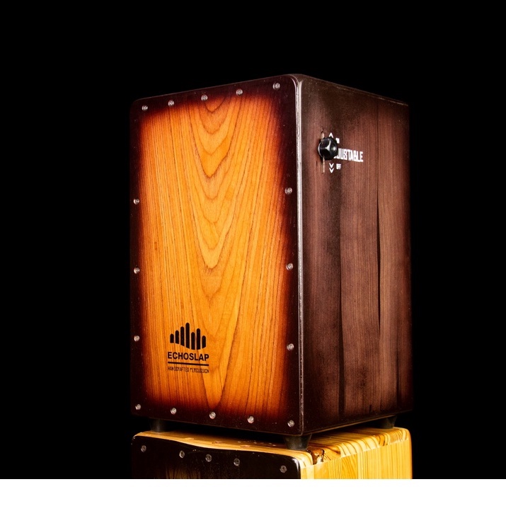 คาฮองจูนได้ Echoslap Adjustable Cajon สี Tobacco พร้อมกระเป๋า