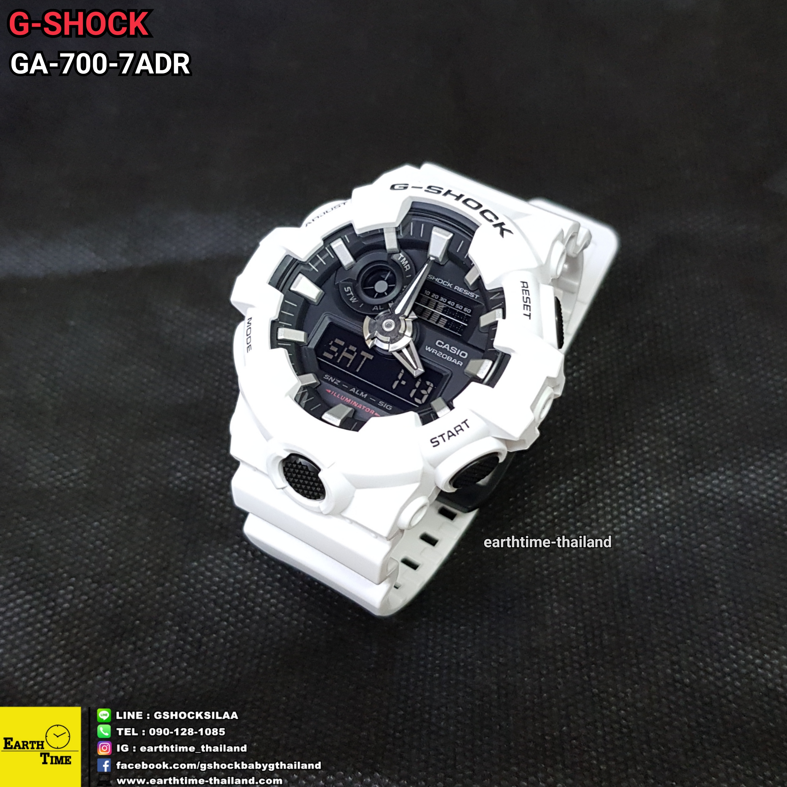 G-Shock ของใหม่แท้100% รับประกัน 1 ปี GA-700-7ADR