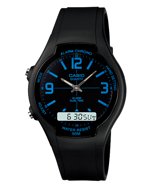 CASIO สายเรซิ่น รุ่น AW-90H-2B