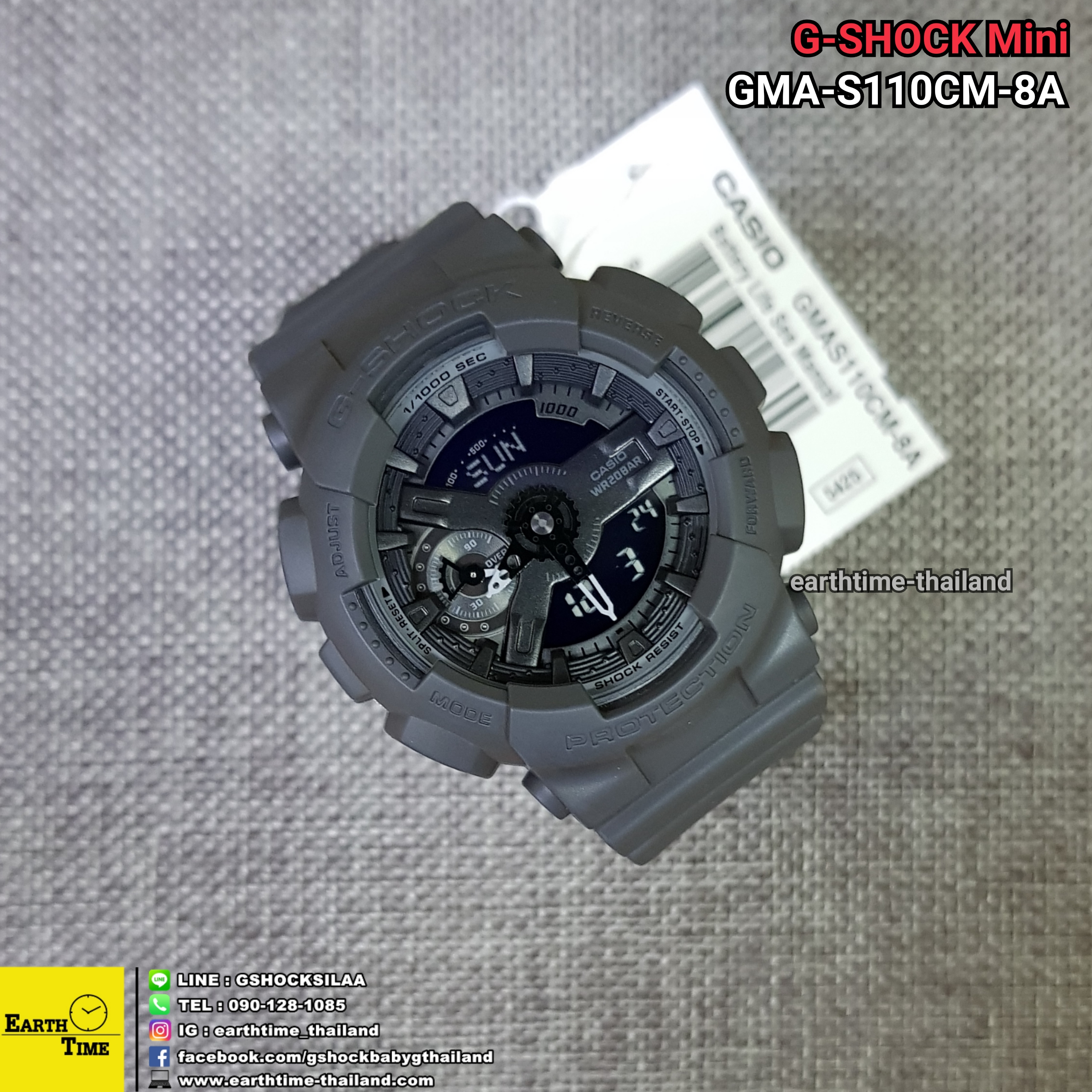 G-ShockMini ของใหม่แท้100% รับประกัน 1 ปี GMA-S110CM-8ADR