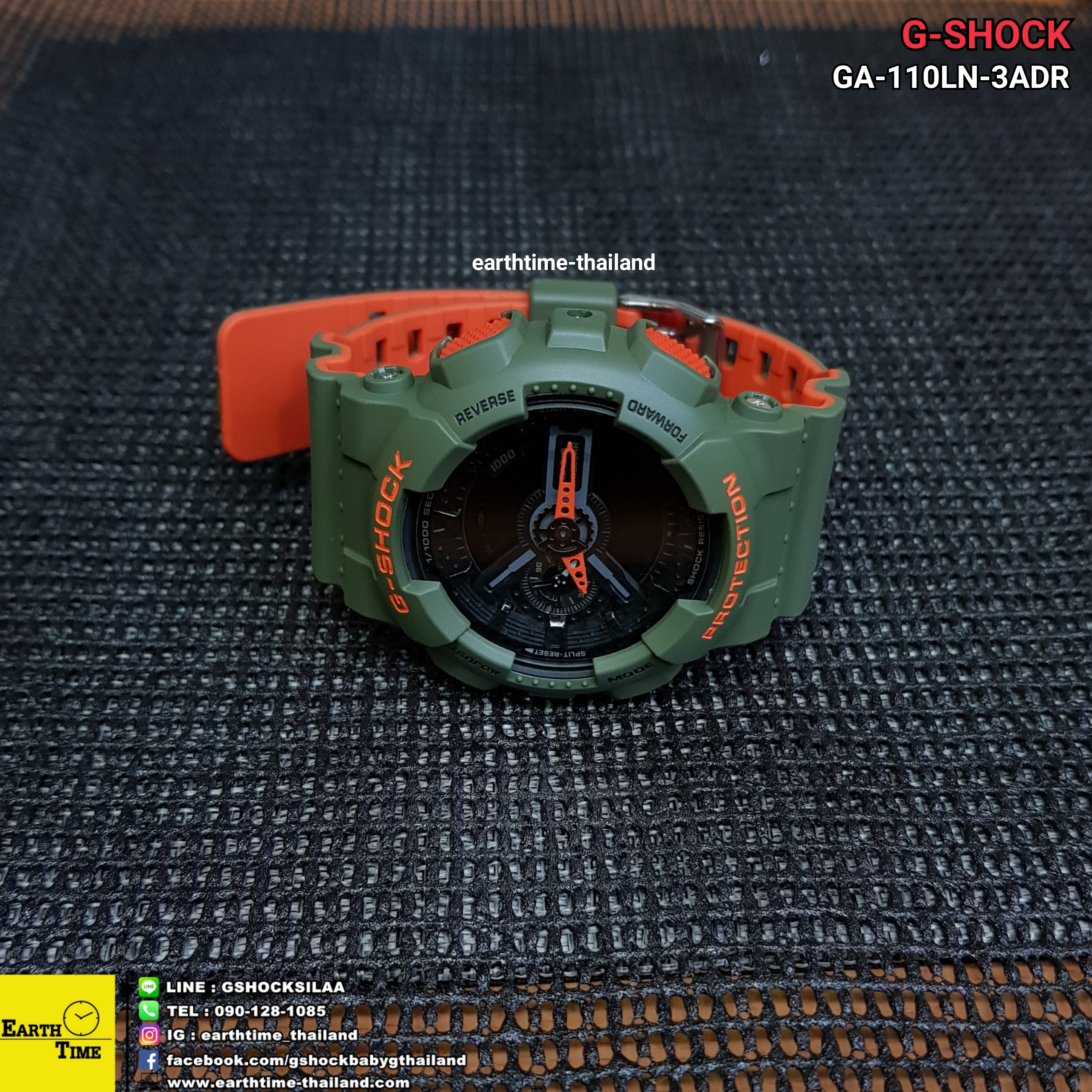 G-Shock ของใหม่แท้100% รับประกัน 1 ปี GA-110LN-3ADR