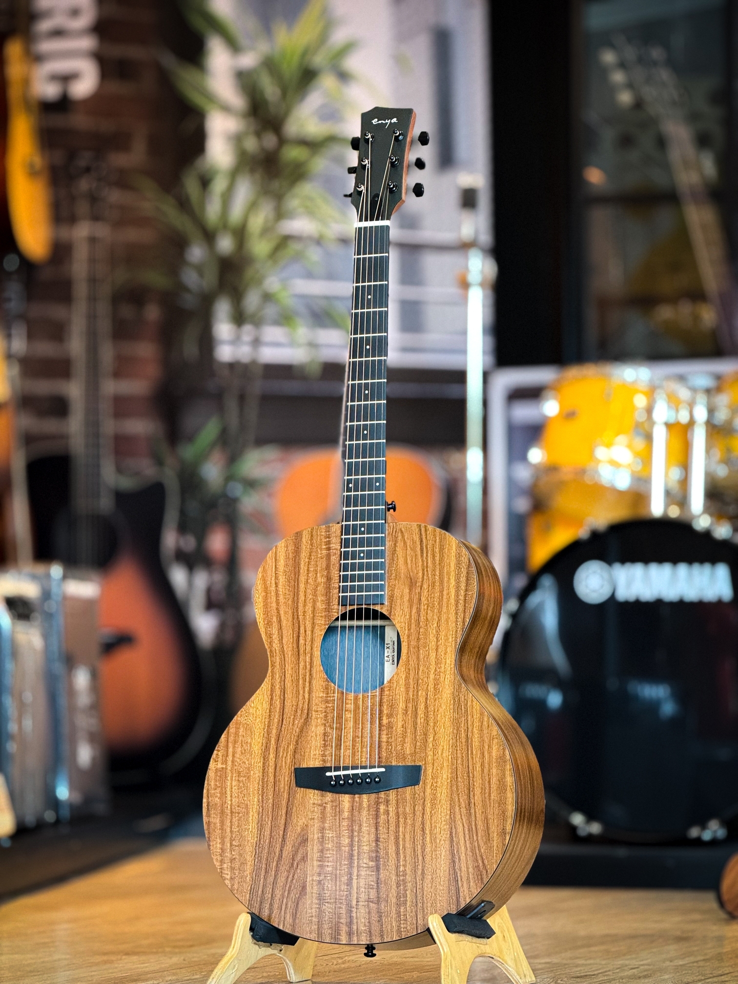 New Enya EA-X1E EQ กีต้าร์โปร่งไฟฟ้า ทรานอคูสติก EQ SP1 ทรงเต็ม ขนาด 40 นิ้ว พร้อมของแถมสุดพรีเมี่ยม