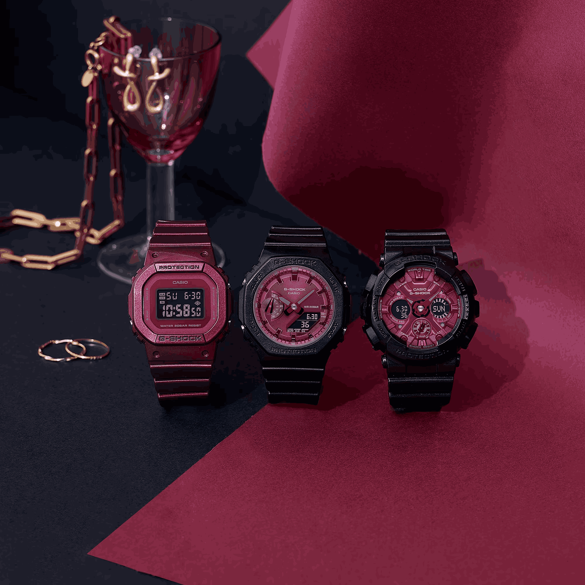 GMD-S5600RB-4 l Red Burgundy Series l G-SHOCK S Series